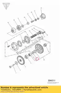 triumph T3500201 anello di sicurezza est. 23,5 x 1,2 - Il fondo