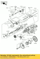 211630027, Kawasaki, Motor de arranque kawasaki er-6f er-6n 650 2006 2007, Novo