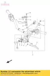 Qui puoi ordinare staffa, leva da Yamaha , con numero parte 5TG257270100: