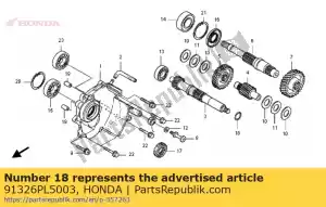 Honda 91326PL5003 o-ring, 26x2,4 (nok) - Lado inferior