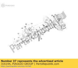 Aprilia 316144, Pralka, OEM: Aprilia 316144