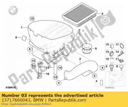 Qui puoi ordinare collettore di aspirazione da BMW , con numero parte 13717660043: