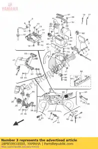 yamaha 18P859910000 support, unité - La partie au fond