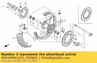 40544MN1670, Honda, Adjuster, r. chain honda xlr xr xrv 125 250 400 600 750 1988 1989 1990 1991 1992 1993 1994 1995 1996 1997 1998 1999 2000 2001 2002, New