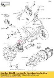 Here you can order the stator klz1000bff from Kawasaki, with part number 210030155: