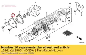 honda 15441KWS900 no description available at the moment - Bottom side