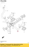 1847115H00, Suzuki, tubo flessibile, 2a aria va suzuki  gsx 1300 2008 2009 2010 2011 2012 2014 2015 2016 2017 2018 2019, Nuovo