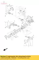 11DH33201000, Yamaha, conjunto de luz intermitente delantera yamaha xt 660 2008 2009 2010 2011 2012 2015, Nuevo