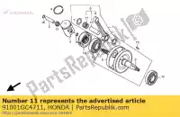 91001GC4711, Honda, Bearing, connecting rod l honda cr  rb r r2 cr80r cr80r2 cr80rb lw sw 80 , New