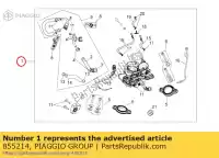 855214, Piaggio Group, corpo farfallato aprilia  rxv rxv sxv sxv 450 550 2006 2008 2009 2010 2011, Nuovo