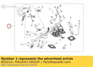 Piaggio Group 855214 corpo farfallato - Il fondo