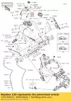 130CA0625, Kawasaki, bolt-flanged,6x25 kawasaki er6f  f zzr d klr c gpz e er6n zzg dfi a zrx kdx vulcan special edition se en s ag bg kl650 er650 b ex650 zn voyager zg vn zn1300 kdx200 z1300 xii zg1200 b1 kdx125 zz r1100 gpz1100 1100 klr650 abs zrx1100 klr650c kfx450r er 6f 6n en650 cafe krf10, New