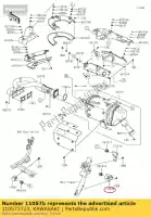 110573723, Kawasaki, 01 support, frm-silencieux/rr/lwr kawasaki  1000 2020, Nouveau