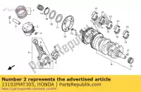 13103MAT305, Honda, piston (0,50) honda cb x11 sf cbr super blackbird xx cbr1100xx cb1100sf 1100 , Nouveau