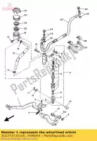 3LD272110100, Yamaha, pédale, frein yamaha xtz supertenere 750, Nouveau