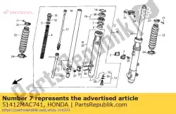 Aquí puede pedir anillo, copia de seguridad de Honda , con el número de pieza 51412MAC741: