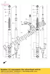 Qui puoi ordinare camera d'aria comp. 2 da Yamaha , con numero parte 39P231201000: