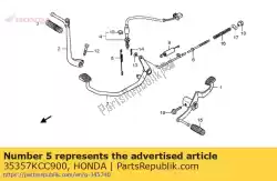Tutaj możesz zamówić spg, stop sw od Honda , z numerem części 35357KCC900: