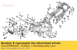 Here you can order the body comp.,frame from Honda, with part number 50100MR8600: