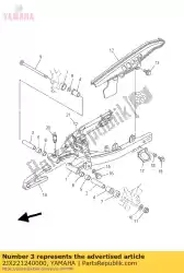 Aquí puede pedir arbusto 2 de Yamaha , con el número de pieza 2JX221240000: