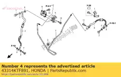 Tutaj możesz zamówić w?? Komp. C, rr. Hamulec od Honda , z numerem części 43314KTF891: