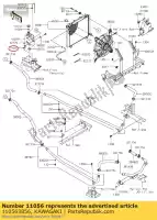 110563856, Kawasaki, 01 support, réservoir kawasaki kaf1000 mule prodx eps diesel prodxt kaf820 profx 3 seater profxt le pro fxt 1000 820 , Nouveau