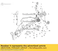 2B003508, Piaggio Group, przewód hamulcowy ty? pompa-hecu abs aprilia rsv4 1100 racing factory abs tuono v4 1100 (usa) tuono v4 1100 (usa) e5 tuono v4 1100 rr (apac) zd4ke000 zd4kea00 zd4kea00, zd4kewa zd4keb00 zd4keu zd4keua1 zd4kg000 zd4kga00 zd4kgb zd4kgb00 zd4kgu zd4kgu00 zd4kgua0 zd4kgua1 zd4ky zd4kya00 zd4kyb , Nowy