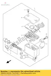 Tutaj możesz zamówić zespó? Cylindra, f od Suzuki , z numerem części 5960010G00: