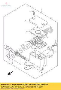 Suzuki 5960010G00 zespó? cylindra, f - Dół