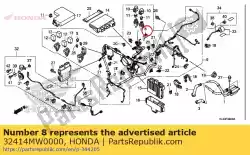 Qui puoi ordinare coperchio, terminale della batteria da Honda , con numero parte 32414MW0000: