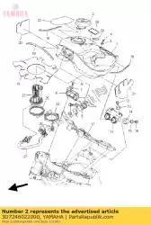 Qui puoi ordinare berretto da Yamaha , con numero parte 3D7246022000: