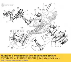 Qui puoi ordinare mittelcover l. Da Piaggio Group , con numero parte 65634400H4: