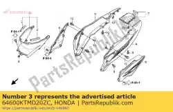 Aqui você pode pedir o nenhuma descrição disponível no momento em Honda , com o número da peça 64600KTMD20ZC: