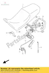 Here you can order the handle,pillion from Suzuki, with part number 4621145C0133J: