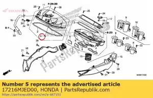 honda 17216MJED00 guarnizione centrale boss - Il fondo