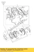 T3331099, Triumph, parafuso, hhf, m6x1,0x20, s / s triumph daytona 675 from vin 381275 daytona 675 up to vin 381274 daytona 675 vin 381275 to vin 564947 street triple street triple r street triple r to vin 560476 street triple to vin 560476 tiger 1050 675 1050 2006 2007 2008 2009 2010 2011 2012 2013 2014 , Novo