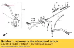 Ici, vous pouvez commander le pédale, changement de vitesse auprès de Honda , avec le numéro de pièce 24701GE3610: