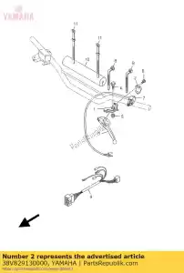 yamaha 38V829130000 h0lder, lever l0wer 1 - Lado inferior