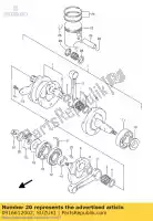 0916612002, Suzuki, rondella suzuki rg rgv rgf gamma rgcffc 250, Nuovo