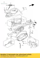 3419641F10, Suzuki, coussin, n ° 2 suzuki vl 800 2001 2002 2003 2004 2005 2006 2007 2008, Nouveau