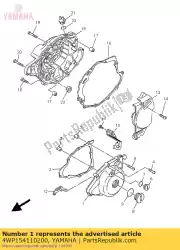 Aqui você pode pedir o tampa, cárter 1 em Yamaha , com o número da peça 4WP154110200: