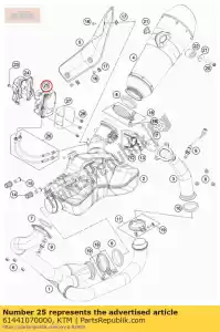 ktm 61441070000 uitlaatklep regelmotor - Onderkant