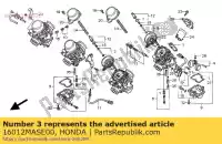 16012MASE00, Honda, set di aghi, getto honda cbr 900 1998 1999, Nuovo