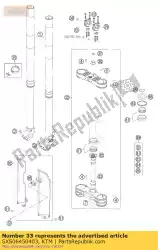 vorkbuis 06 van KTM, met onderdeel nummer SXS06450403, bestel je hier online: