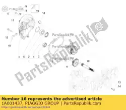 Qui puoi ordinare piatto da Piaggio Group , con numero parte 1A001437: