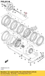 Here you can order the washer from Suzuki, with part number 0916424008: