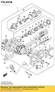 Suzuki 2744538FA0 set di spessore - Il fondo