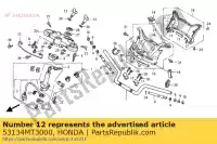 53134MT3000, Honda, soporte, asa debajo honda st sta 1100, Nuevo