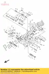 Here you can order the damper, shock absorber lower from Yamaha, with part number 2S3222180000: