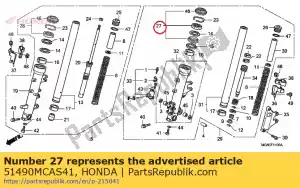 honda 51490MCAS41 zestaw uszczelek fr. widelec - Dół